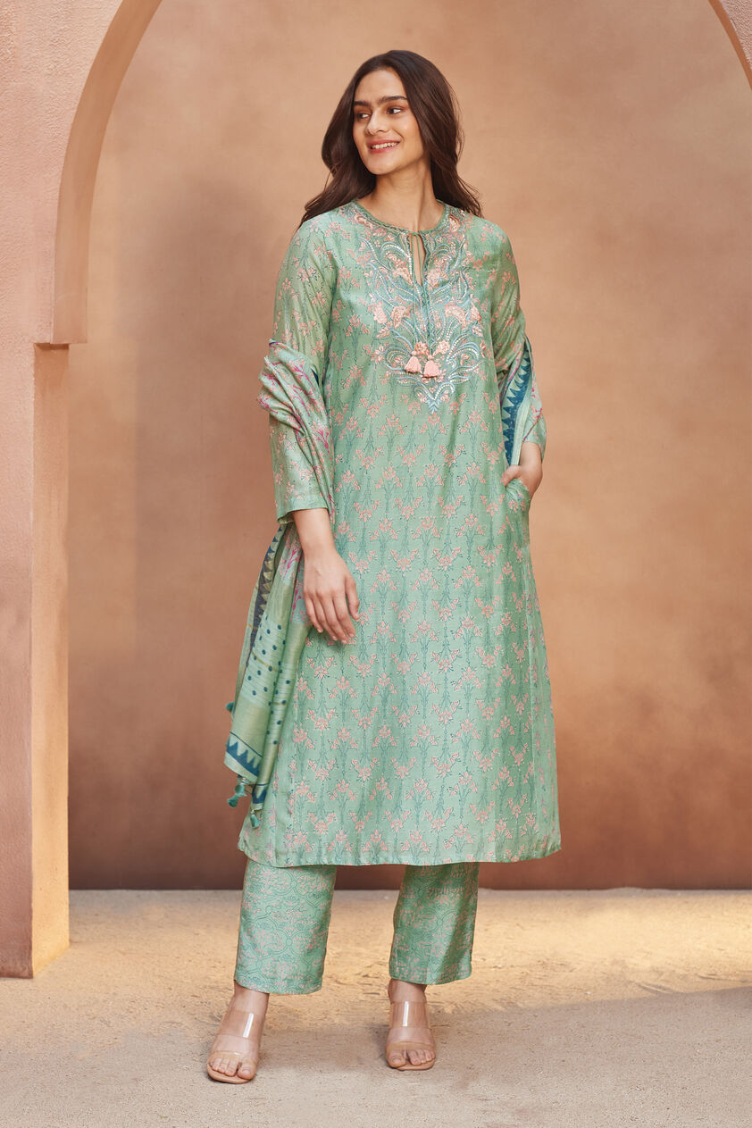 Devya Suit Set - Sage, Sage, image 1
