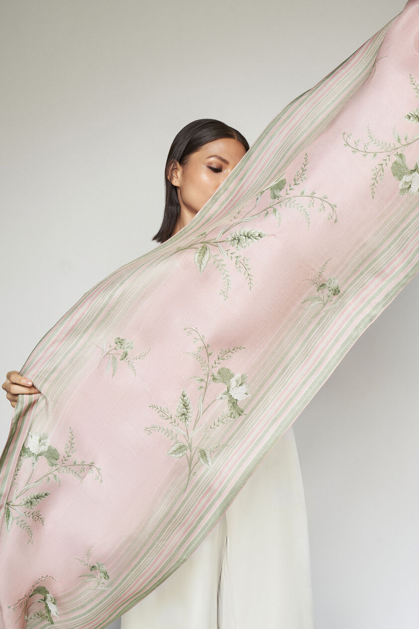 Sama Breezy Stole - Rose, Rose, image 1