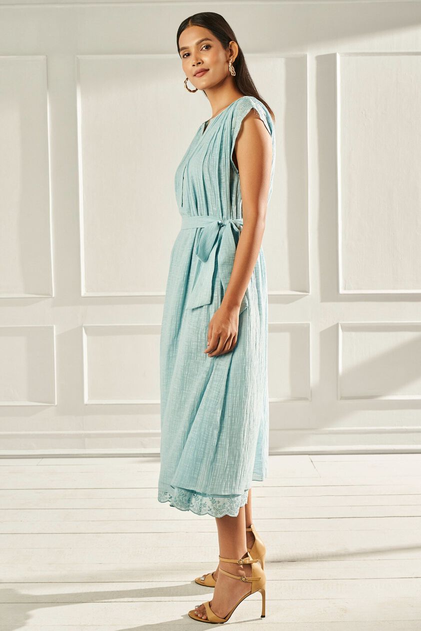 4 - Zoey Dress - Ice Blue, image 4