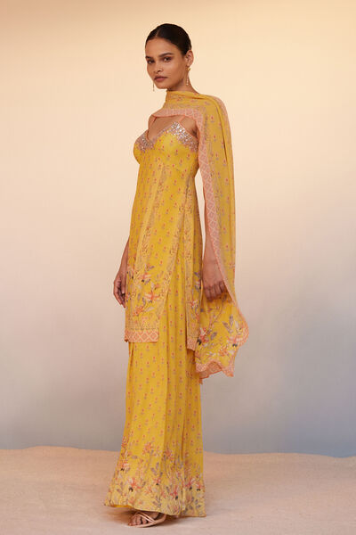 Aspen Sharara Set - Yellow