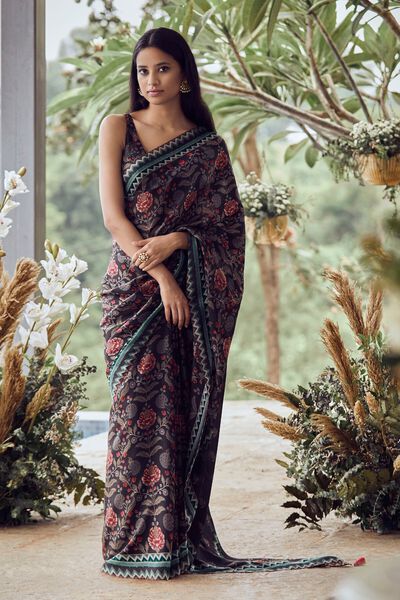 Akasha Floral Saree
