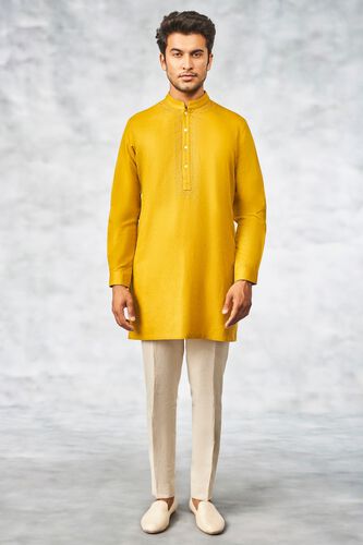 1 - Aveer Kurta – Mustard, image 1