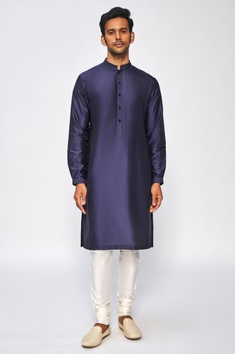 1 - Ishir Kurta – Navy Blue, image 1