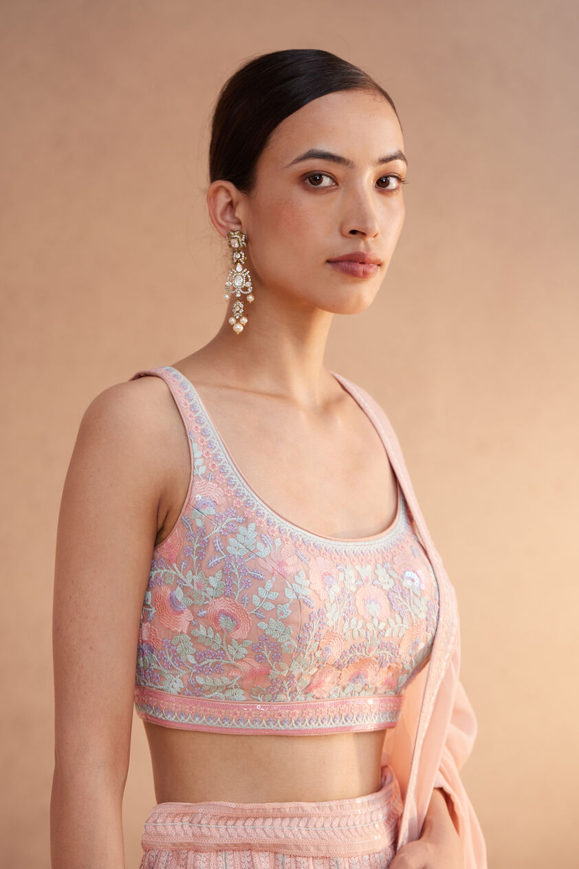 Harshini Lehenga Set - Blush, Blush, image 4
