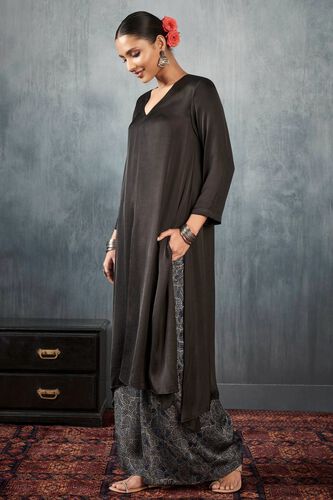 2 - Harika Kurta Set - Black , image 2