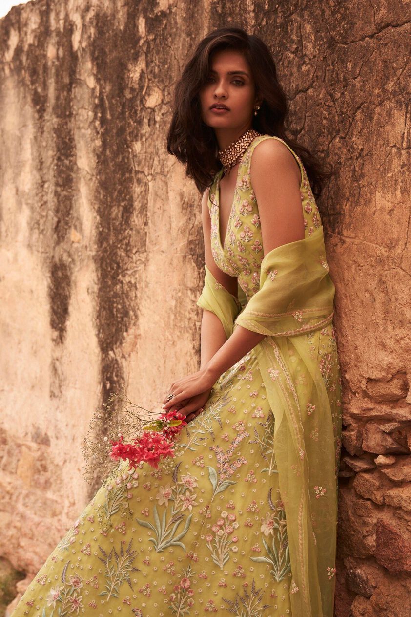 6 - Yaruhi Crop Top & Skirt Set – Lime, image 6