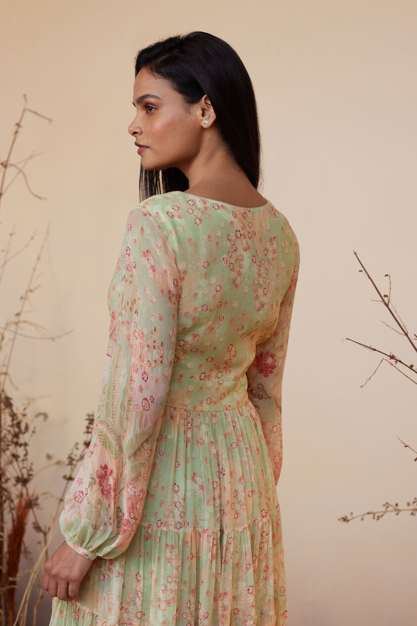 Cerise Dress - Sage, Sage, image 4