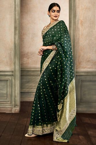 2 - Rasya Saree Set – Green, image 2
