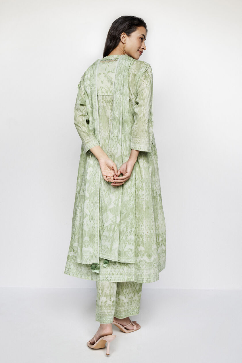 Enakshi Suit Set - Sage, Sage, image 4