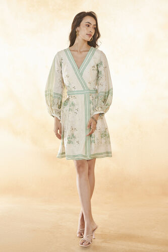 Aubrey Silk Dress - Sage, Sage, image 1