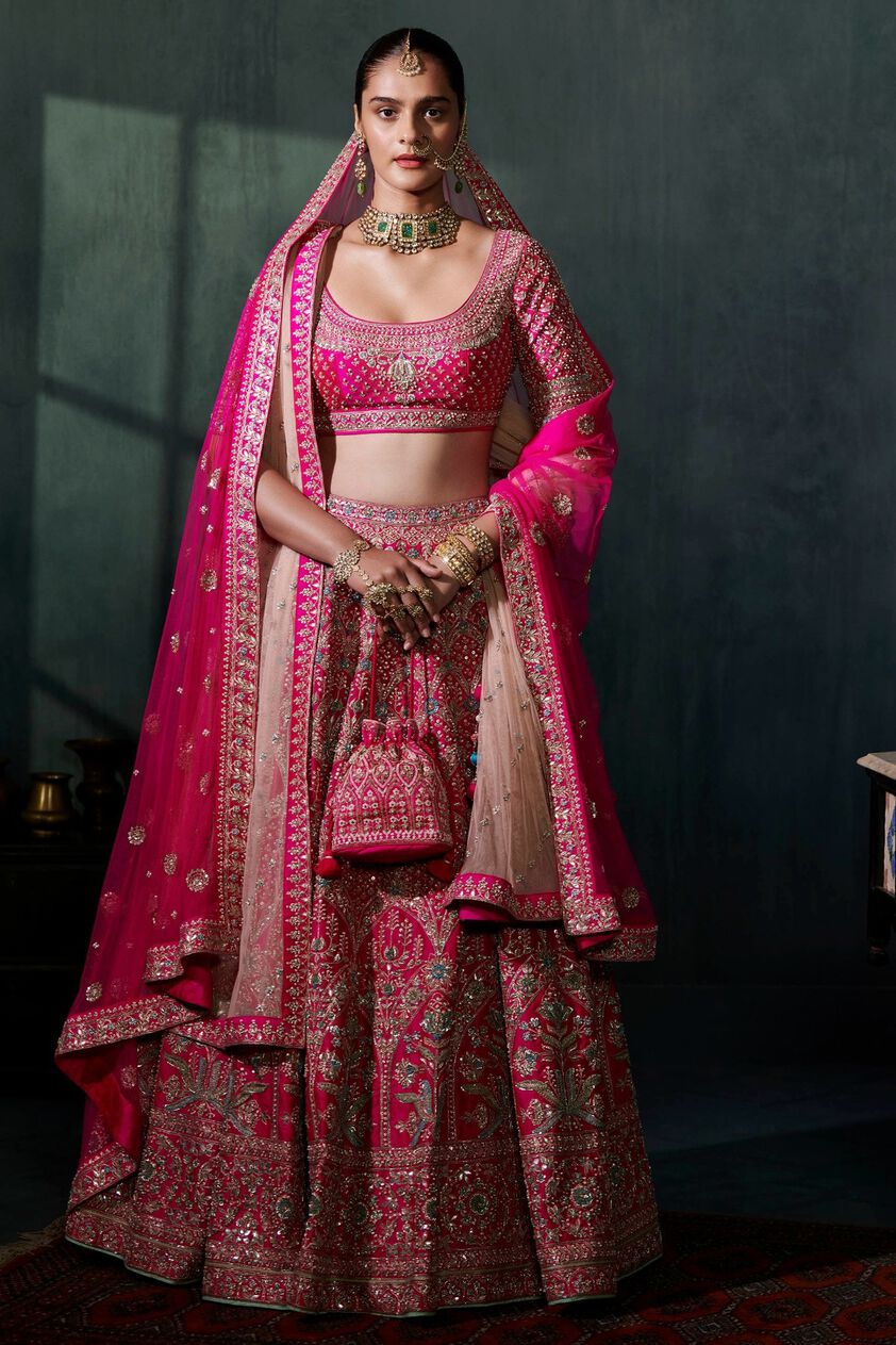 1 - Era Lehenga Set – Pink, image 2