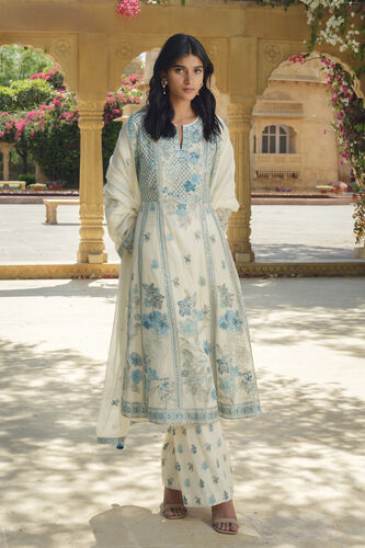 Hafdis Embroidered Mul Suit Set - Natural, Natural, image 1