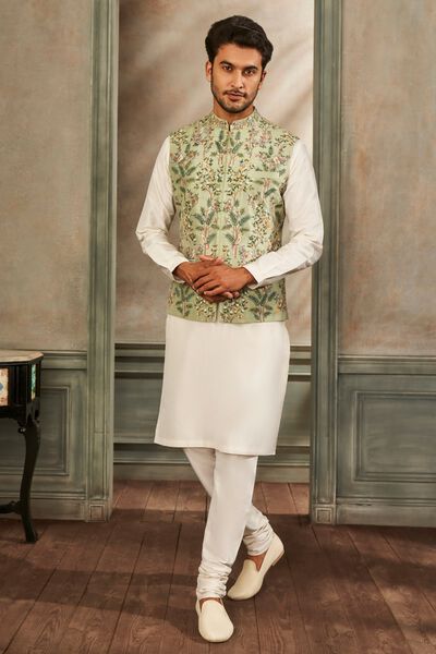 Chhay Bandi- Sage Green