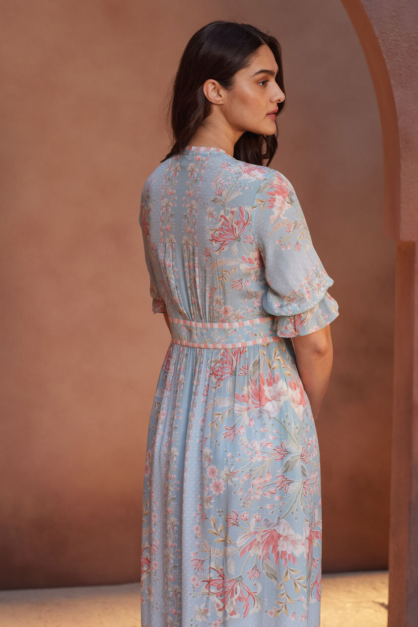 Alvaro Dress - Powder Blue, Powder Blue, image 4