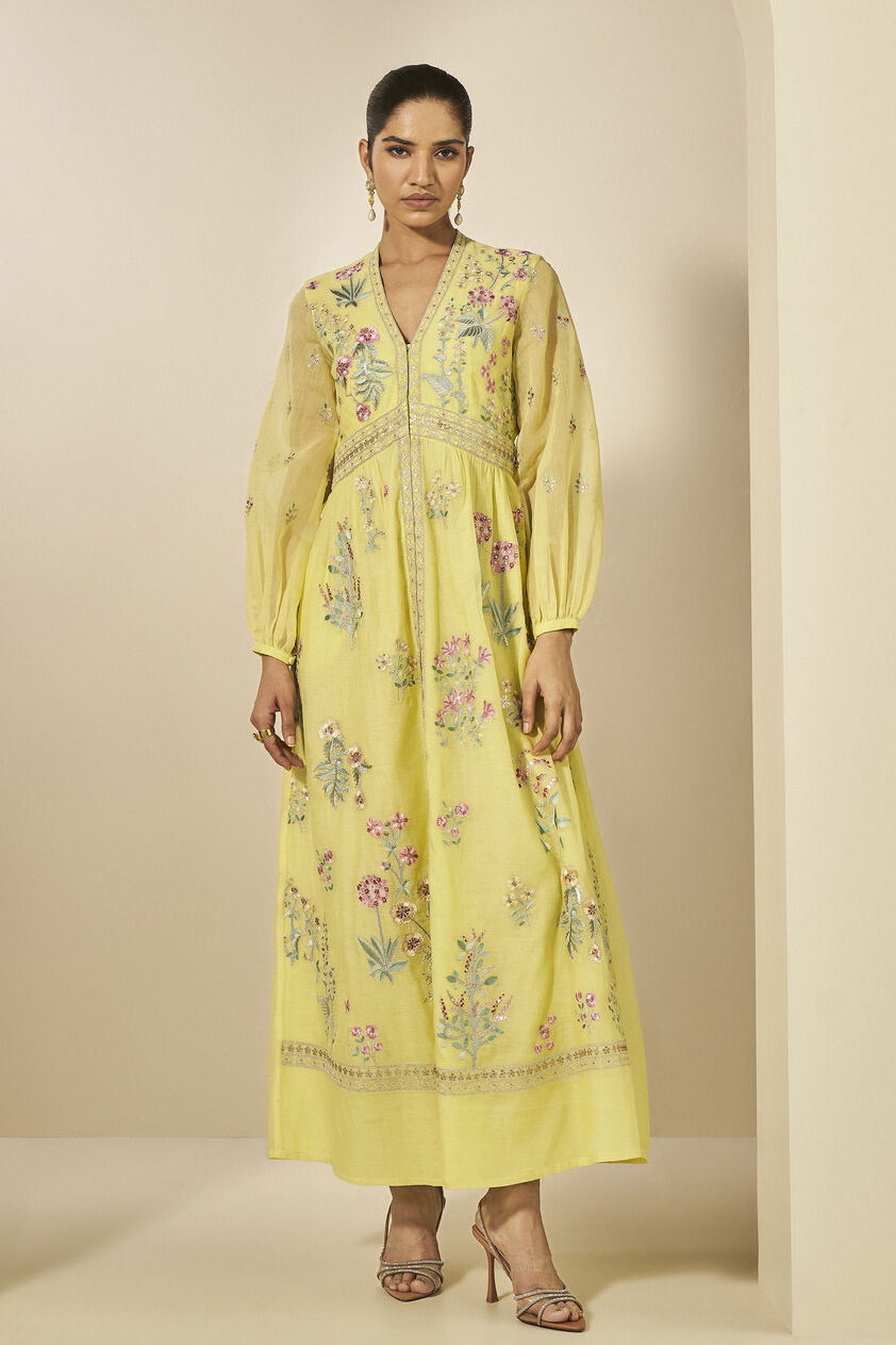 Rhapsody Kaftan - Yellow, Yellow, image 1