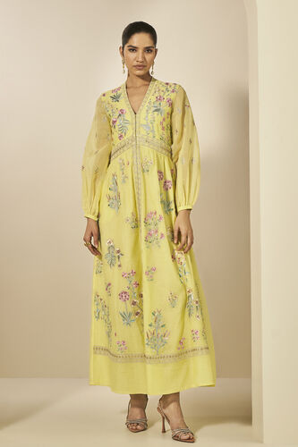 Rhapsody Kaftan - Yellow, Yellow, image 1