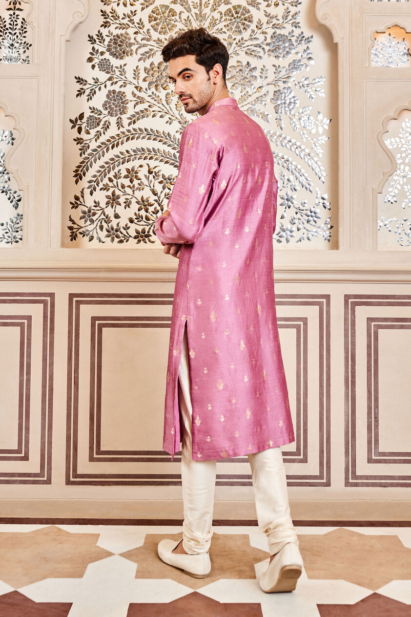 Avyan Kurta -Lilac, Lilac, image 3