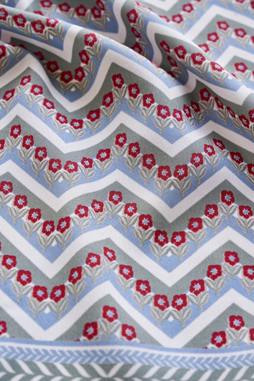 Ohas Pocket Square - Powder Blue, Powder Blue, image 2