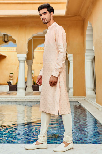 Dyumat Kurta-Peach, Peach, image 2