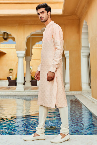 Dyumat Kurta-Peach