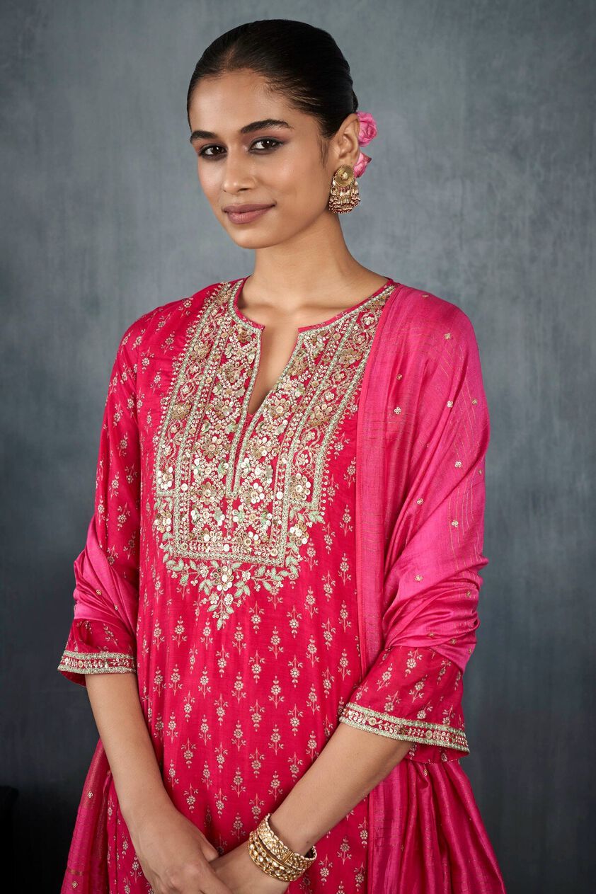 4 - Palika Kurta Set – Pink, image 4