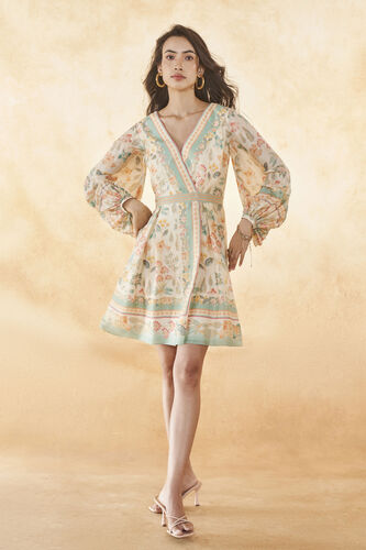 Mariska Dress - Cream, Cream, image 1