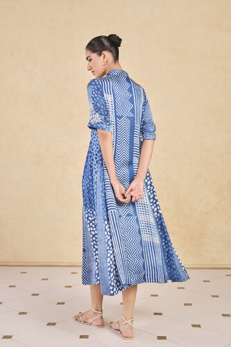 Talivere Handcrafted Dabu Dress - Blue, Blue, image 2