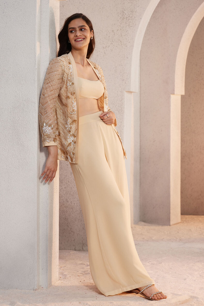 Sand Dunes Pant Set - Nude, Nude, image 1