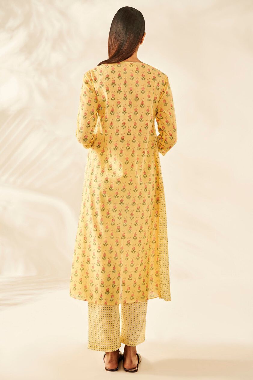 3 - Halia Kurta Set &ndash; Yellow, image 3