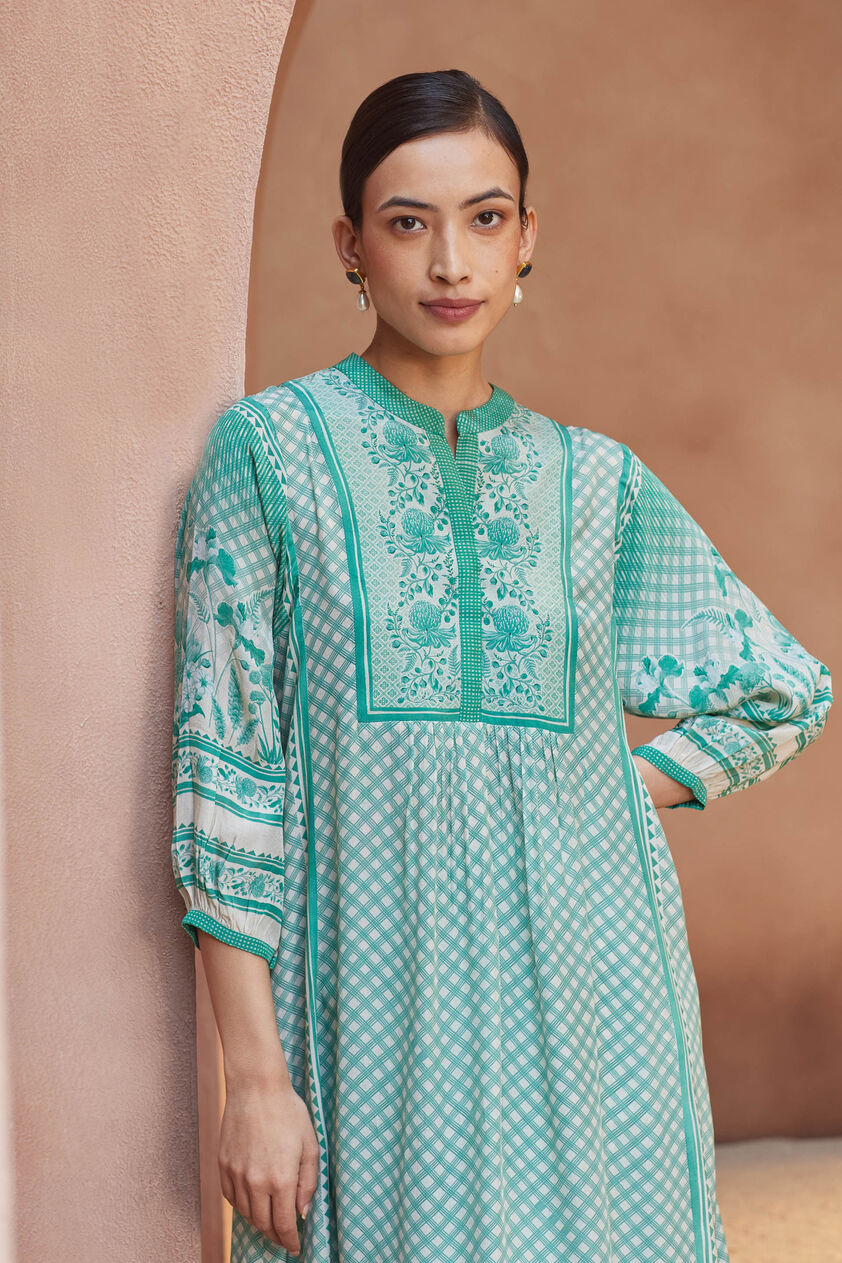 Amal Kurta Set - Green, Green, image 4