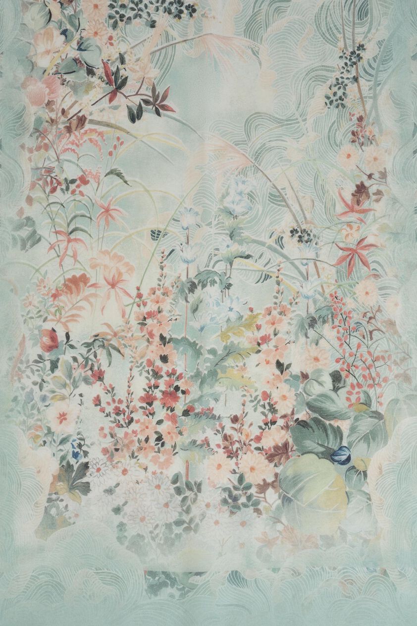 Arivai Silk Stole - Sage, Sage, image 3