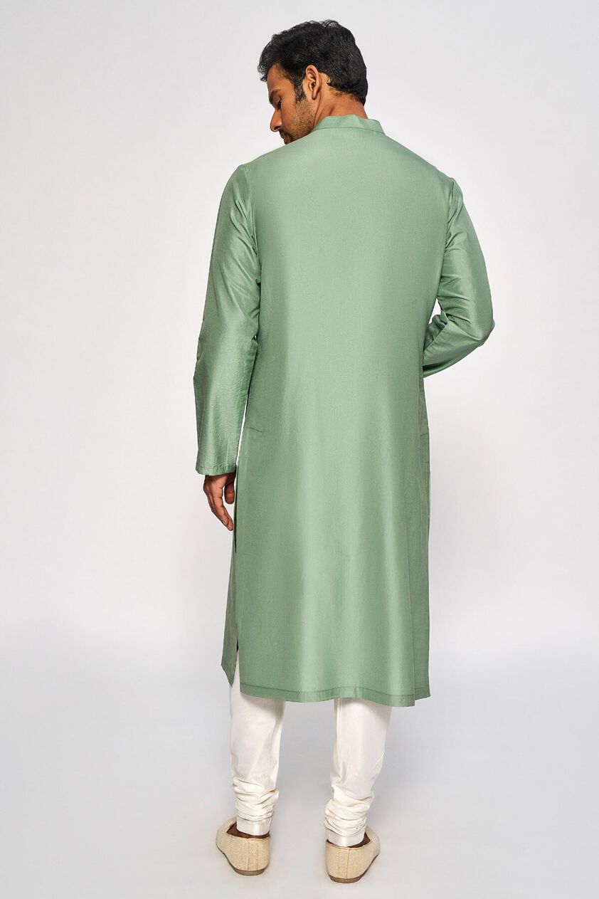 3 - Ishir Kurta –  Sage Green, image 3