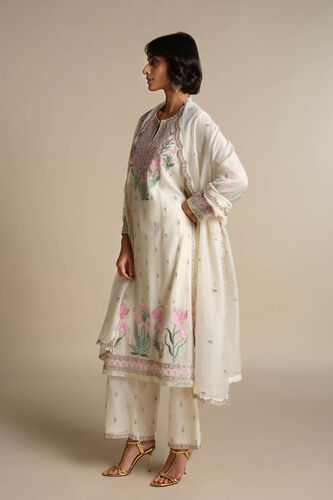 Libna Embroidered Mul Suit Set - White, Multi, image 2