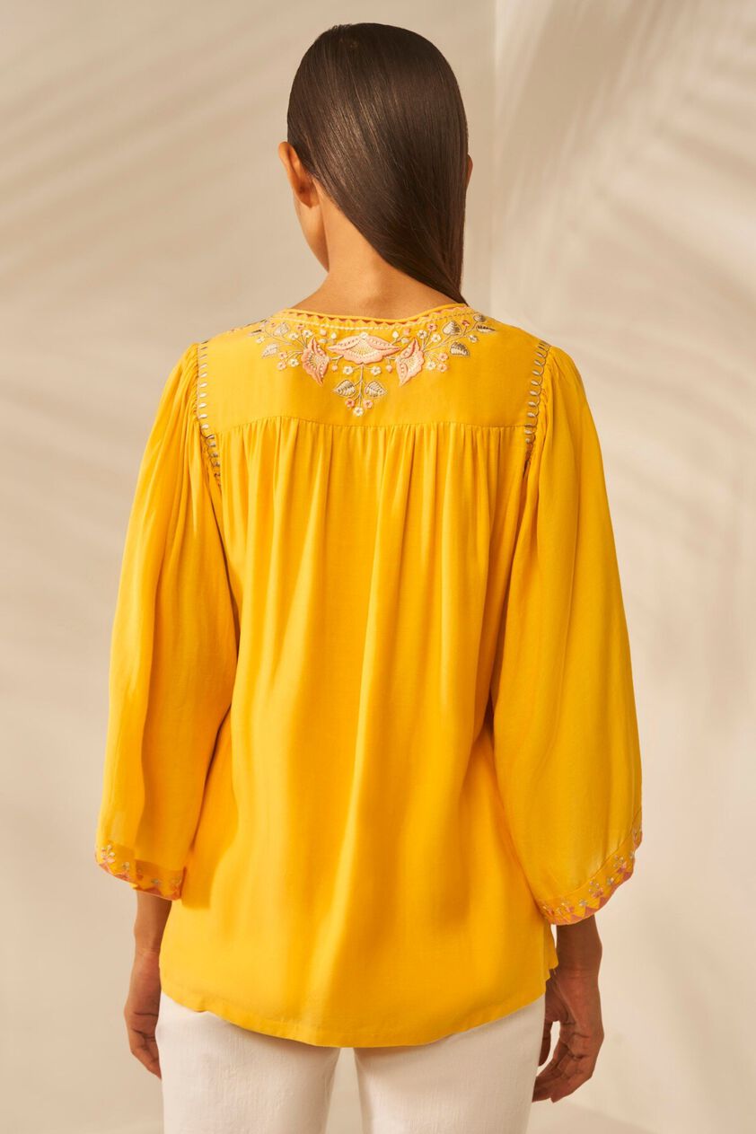3 - Hollie Top - Yellow, image 3