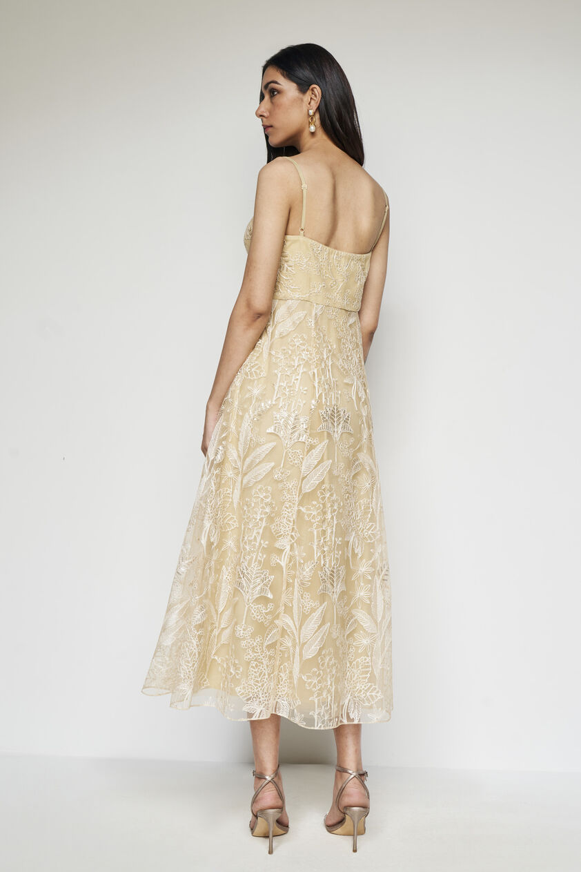 Sherine Dress - Beige, Flesh, image 3