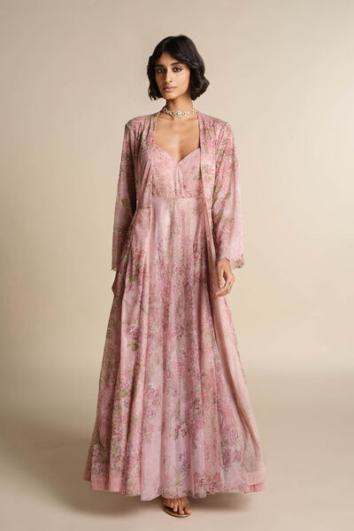 Blooming Meadows Jacket Set - Pink