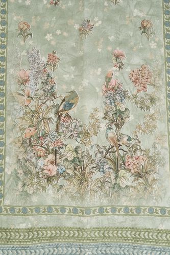 Tayma Printed Silk Stole - Sage, Sage, image 3