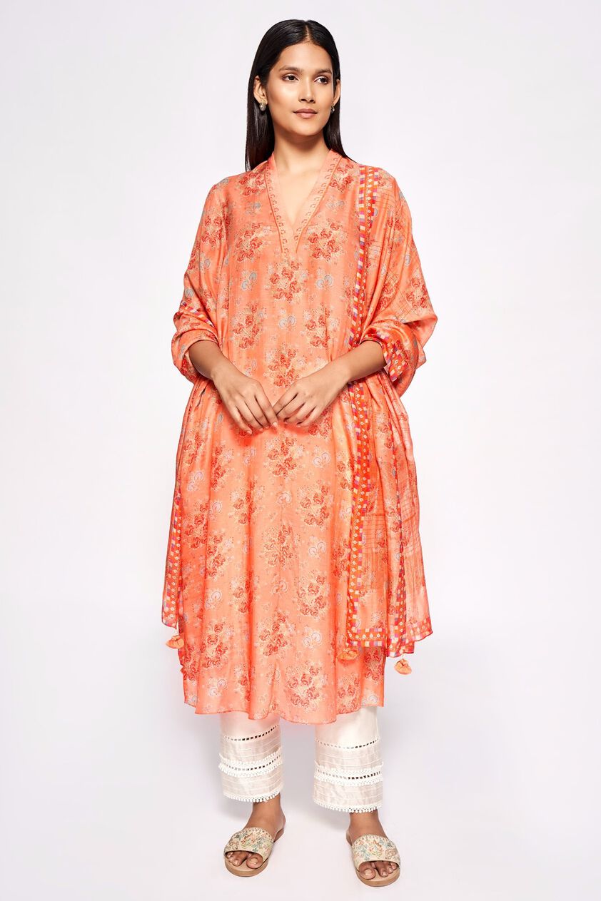 1 - Miran Stole – Orange, image 1