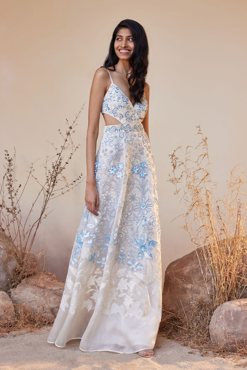Celestia Gown - Ivory, Ivory, image 4