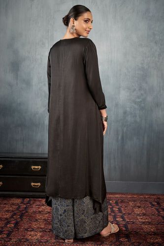 3 - Harika Kurta Set - Black , image 3
