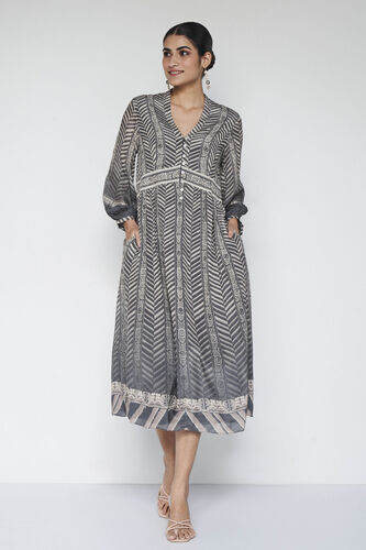 Johanna Dress - Grey, Grey, image 1