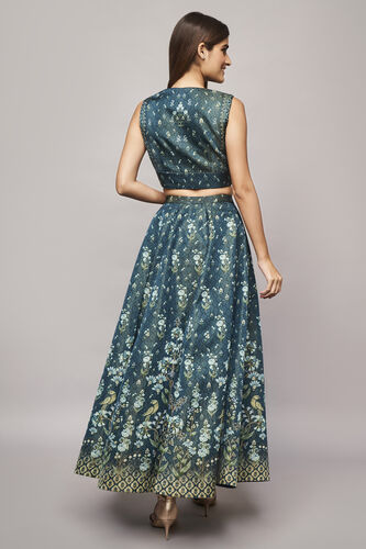 Zahra Skirt Set - Blue, Blue, image 3