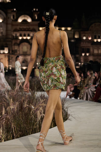 Thalora Embroidered Mini - Brown, Brown, image 2