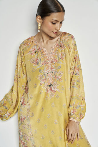 Amaltas Kaftan - Yellow, Yellow, image 6