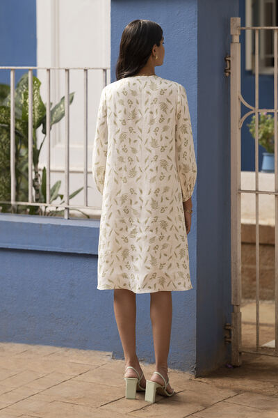 Julep Dress - Green Leaf Imprint