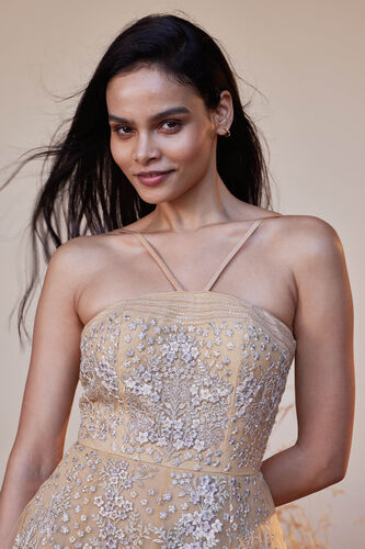 Aasfa Gown - Nude, Nude, image 8