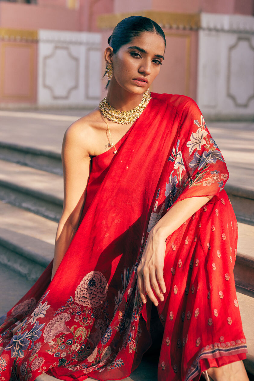 Elaheh Pant Set - Red, Red, image 7