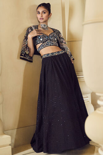 Aru Skirt Set- Black, Black, image 1