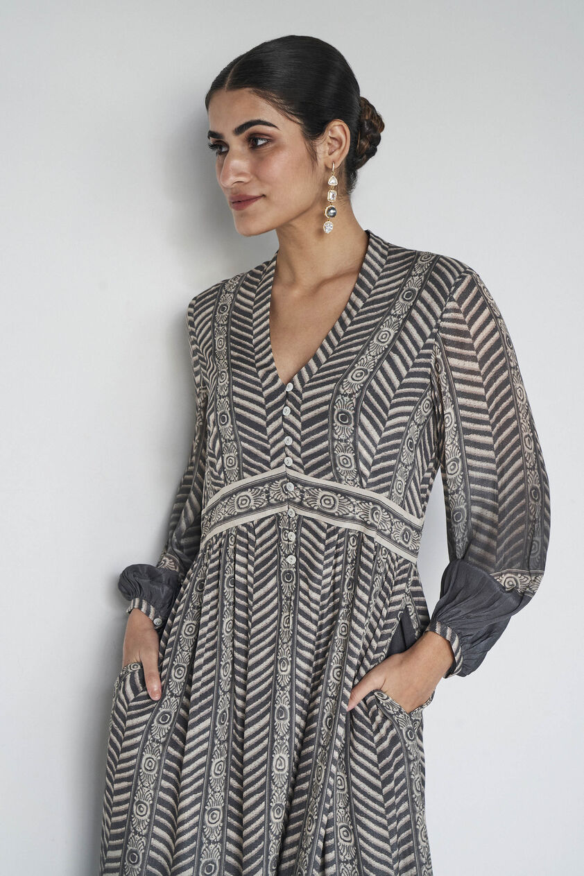 Johanna Dress - Grey, Grey, image 5