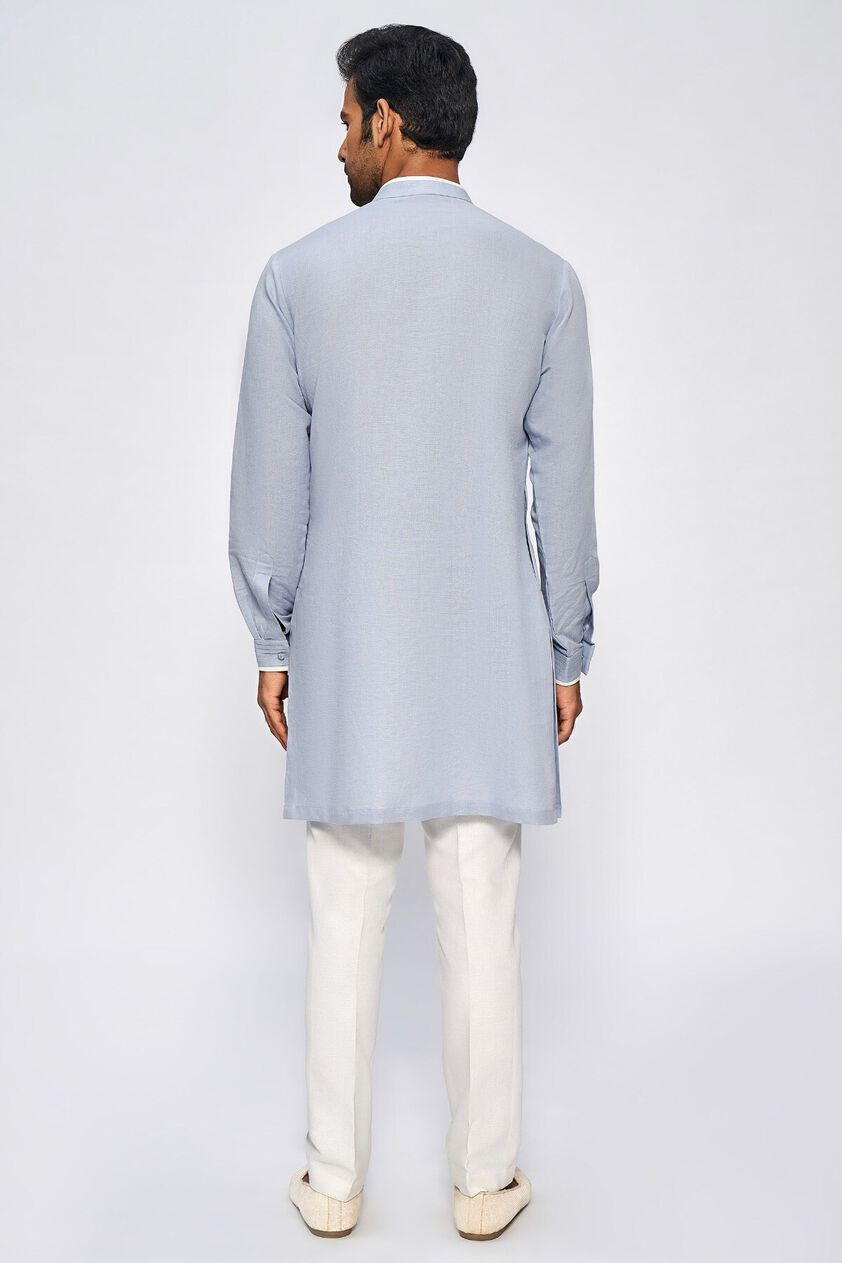 3 - Edhas Kurta – Powder Blue, image 3